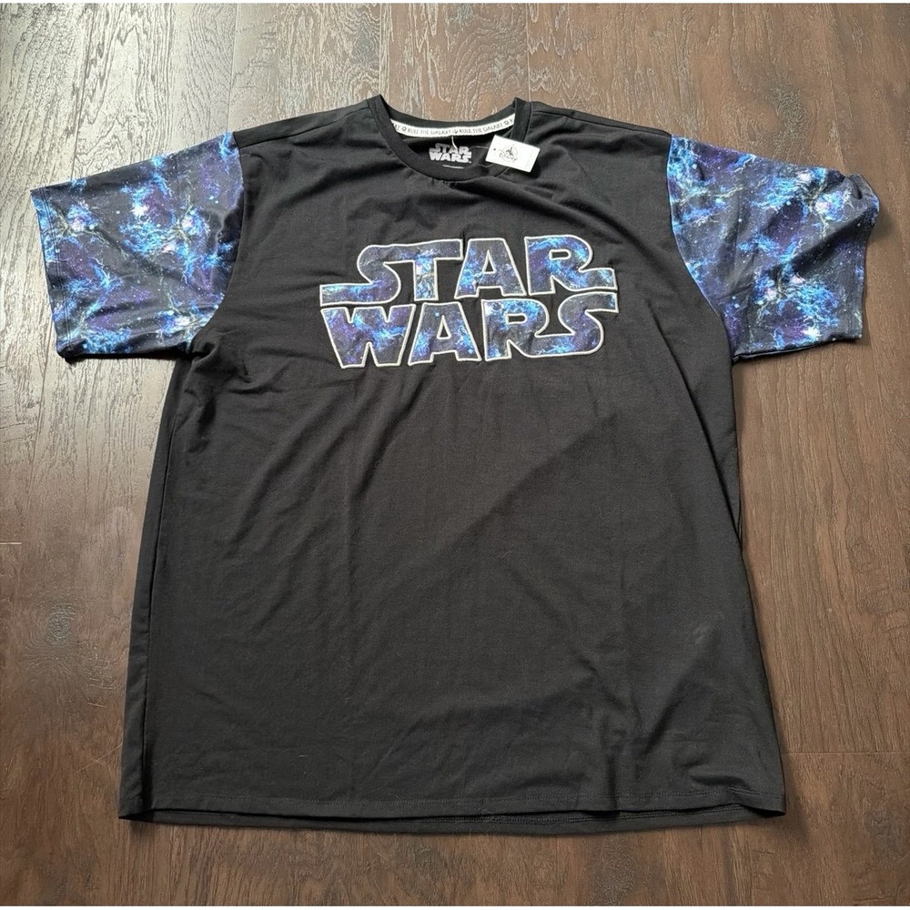 NWT Star Wars Embroidered Logo T-Shirt Our Universe Men's Galaxy xxl